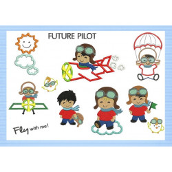 Stickserie - Future Pilot